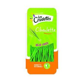Ciboulette, LES CRUDETTES, barquette 11g