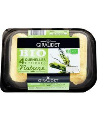 Quenelle nature bio GIRAUDET, 4 pièces, 320g
