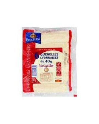 Quenelles de volaille ECOCHARD, 6 pièces, 240g