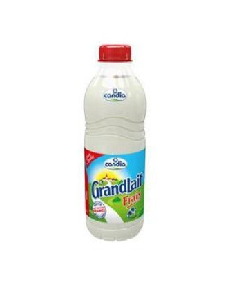 Lait frais entier GRANDLAIT bouteille 1 litre