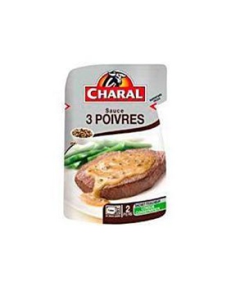 Sauce aux 3 poivres, CHARAL, 120g