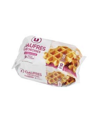 Gaufres liègeoises perles de sucre U, 275g