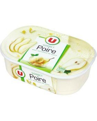 Sorbet poire U, 540g