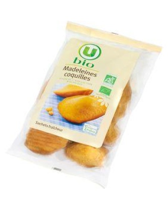 Madeleines coquilles U BIO 250g