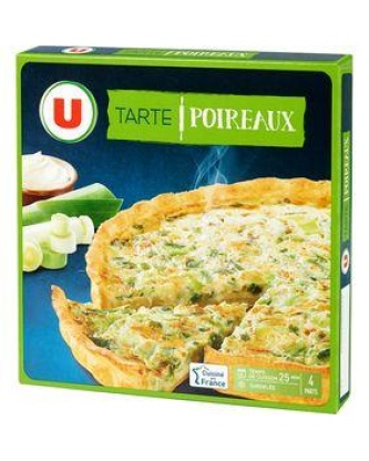 Tarte aux poireaux U, 400g