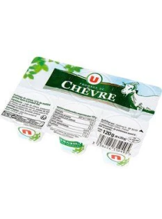 Fromage frais lt pasteur.de chèvre mn pyramide 12%MG U 6x20g
