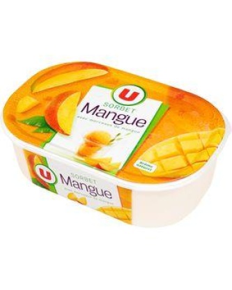 Sorbet mangue U, 540g