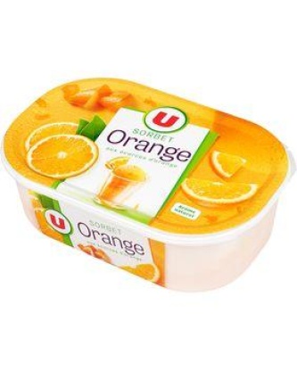 Sorbet orange U,bac 550G