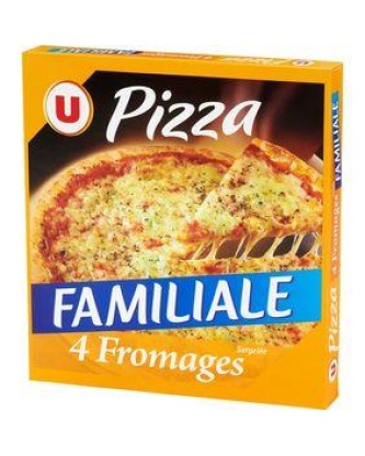 Pizza familiale 4 fromages U 570g