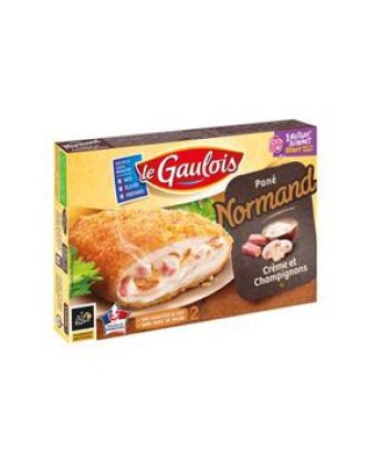 Pané de volaille recette Normande, LE GAULOIS, 2 pièces, 200g