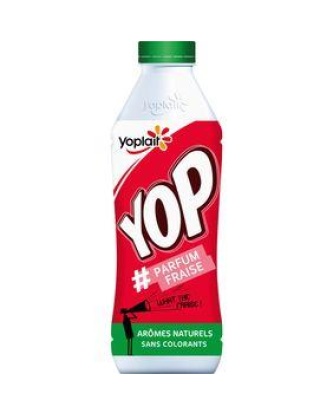 Yaourt à boire sucré aromatisé fraise YOP 850g