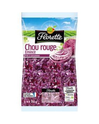 Chou rouge râpé, FLORETTE, sachet 250g