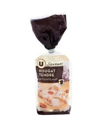 Nougat de Montélimar U SAVEURS sachet 200g