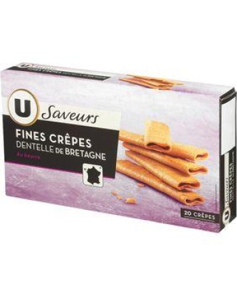 Crêpes dentelle nature U SAVEURS 85g