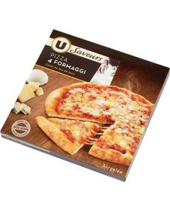 Pizza 4 fromaggi U SAVEURS, 400g