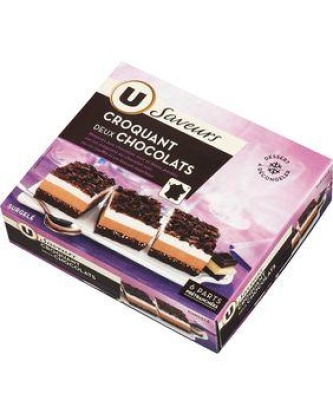Croquant aux 2 chocolats U SAVEURS, 400g