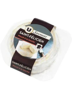 Saint Félicien au lait thermisé U SAVEURS, 27%MG, boîte de 180g