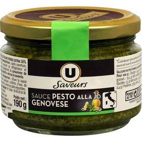 Sauce pesto alla genovese U SAVEURS bocal 190g