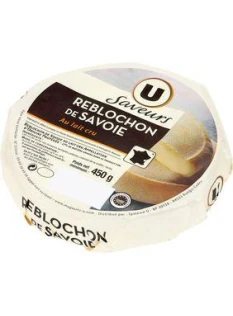 Reblochon de Savoie AOP au lait cru U SAVEURS, 28%MG, 450g