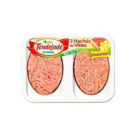Haché de veau au fromage, TENDRIADE, 2 pièces, 200g