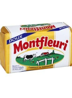 Beurre doux 60%MG MONTFLEURI, 250g