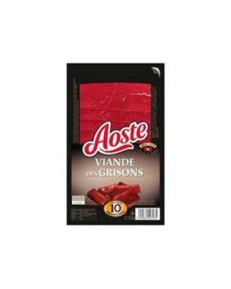 Viande de grisons AOSTE, 10 tranches, 80g