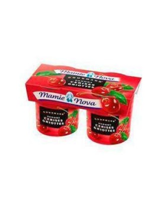 Yaourt "Gourmand" cerises griottes MAMIE NOVA, 2x150g