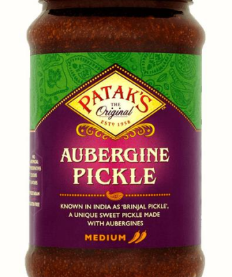 Patak Aubergine Brinjal Cornichon 312g
