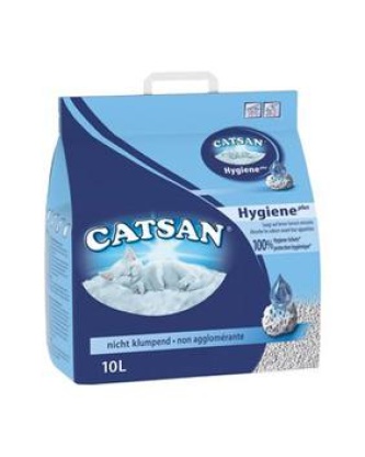 Litière pour chat hygiène plus CATSAN, sac de 10 litres