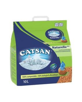 Litière pour chat CATSAN Végétale Plus, 10l