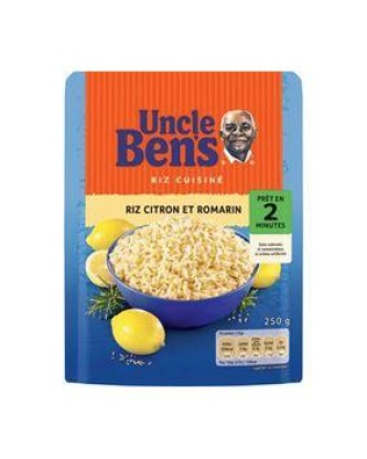 Riz express 2mn citron&romarin UNCLE BEN'S pochon 250g