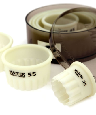 Emporte-pièce rond cannelé