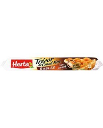 Pate à tarte sablée épaisse trésor de grand mère HERTA, 320g