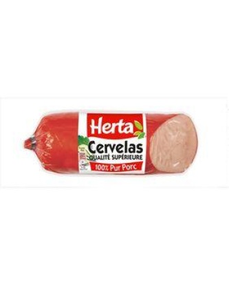 Cervelas qualité supérieure HERTA , sous vide 400g