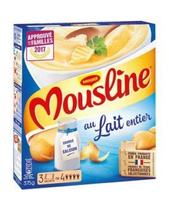 Purée Tendresse de Lait MOUSLINE, étui de 3 sachets, 375g