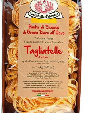 Tagliolini Pasta all'uovo Nouilles aux œufs placées dans des nids Paquet de 250 g - Rustichella d'Abruzzo
