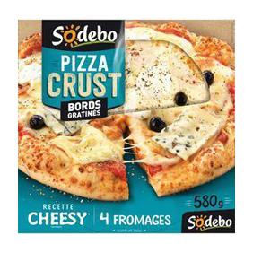 Pizzacrust cheesy 4 fromages SODEBO, 580g