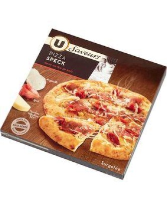 Pizza au speck U SAVEURS, 370g