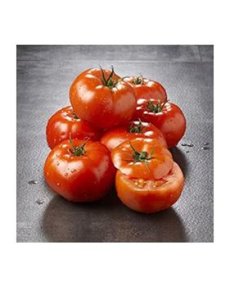 Tomate ronde, à farcir, segment Les Charnues, calibre 82/102, catégorie 1, France au poids