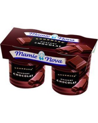 Spécialité lactée au chocolat Gourmand MAMIE NOVA, 2x150