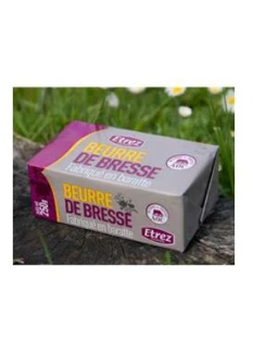 Beurre de Bresse baratte AOP ETREZ, 82% de MG, 250g