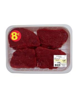 Viande bovine - Pavés ***, à griller, France, 4 pièces, Barquette 520g