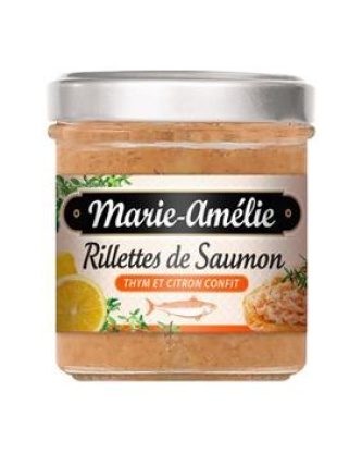 Rillettes de saumon thym et citron confit MARIE AMELIE, 120g