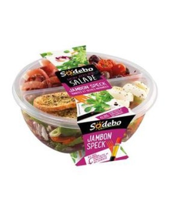 Atelier salade jambon speck SODEBO, 240g