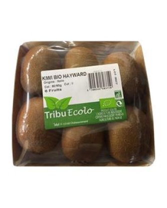 Kiwi, BIO, calibre 80/85g, catégorie 2, Italie, barquette 500g