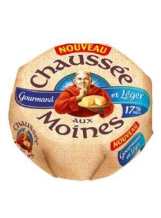 Fromage à pâte pressée non cuite au lait pasteurisé allegé en matièregrasse CHAUSSEE AUX MOINES...