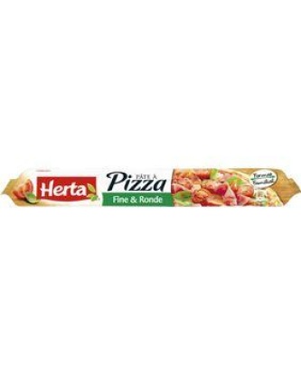 Pâte à pizza fine et ronde à dérouler HERTA, 265g