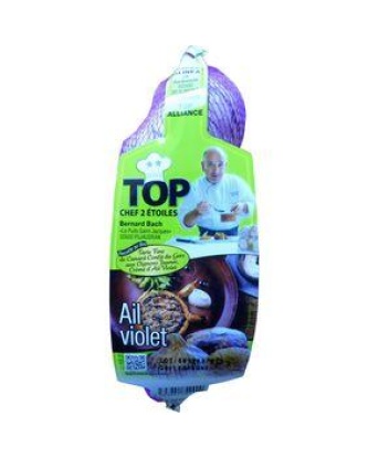 Ail violet 3 têtes, calibre 60/80, Espagne, filet 220g