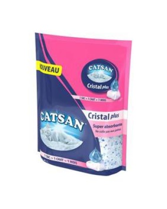 Litière CATSAN cristal plus 3,8 litres