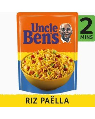 Riz express 2mn façon paëlla UNCLE BEN'S, pochon 250g
